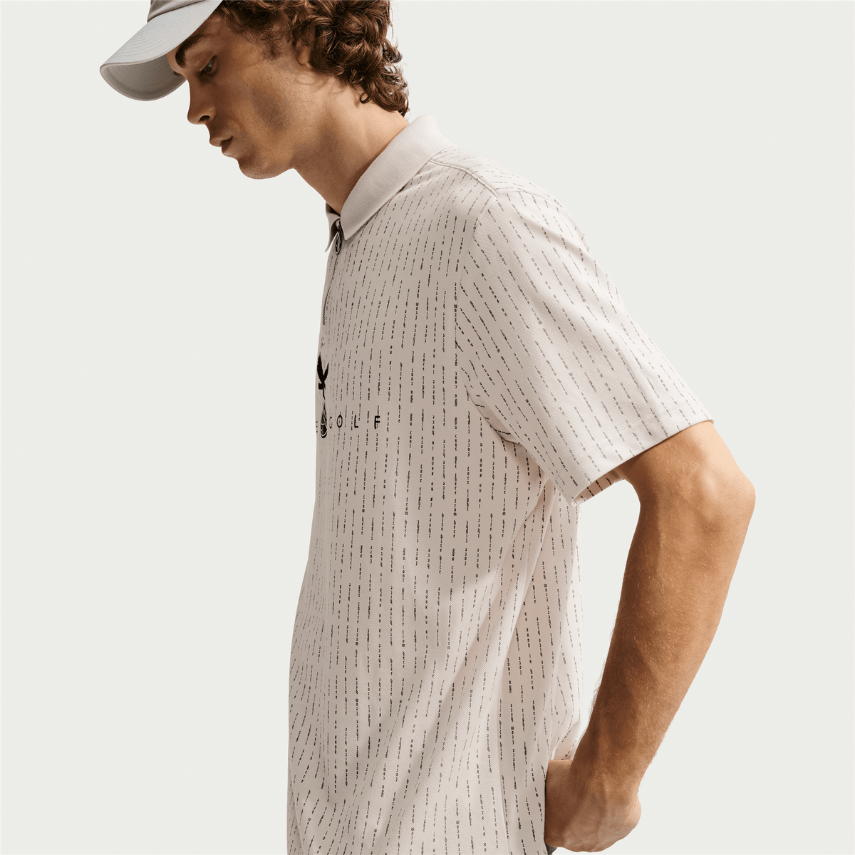 Dri-FIT Fairway Fresh Zip Polo Light Orewood Brown/Black