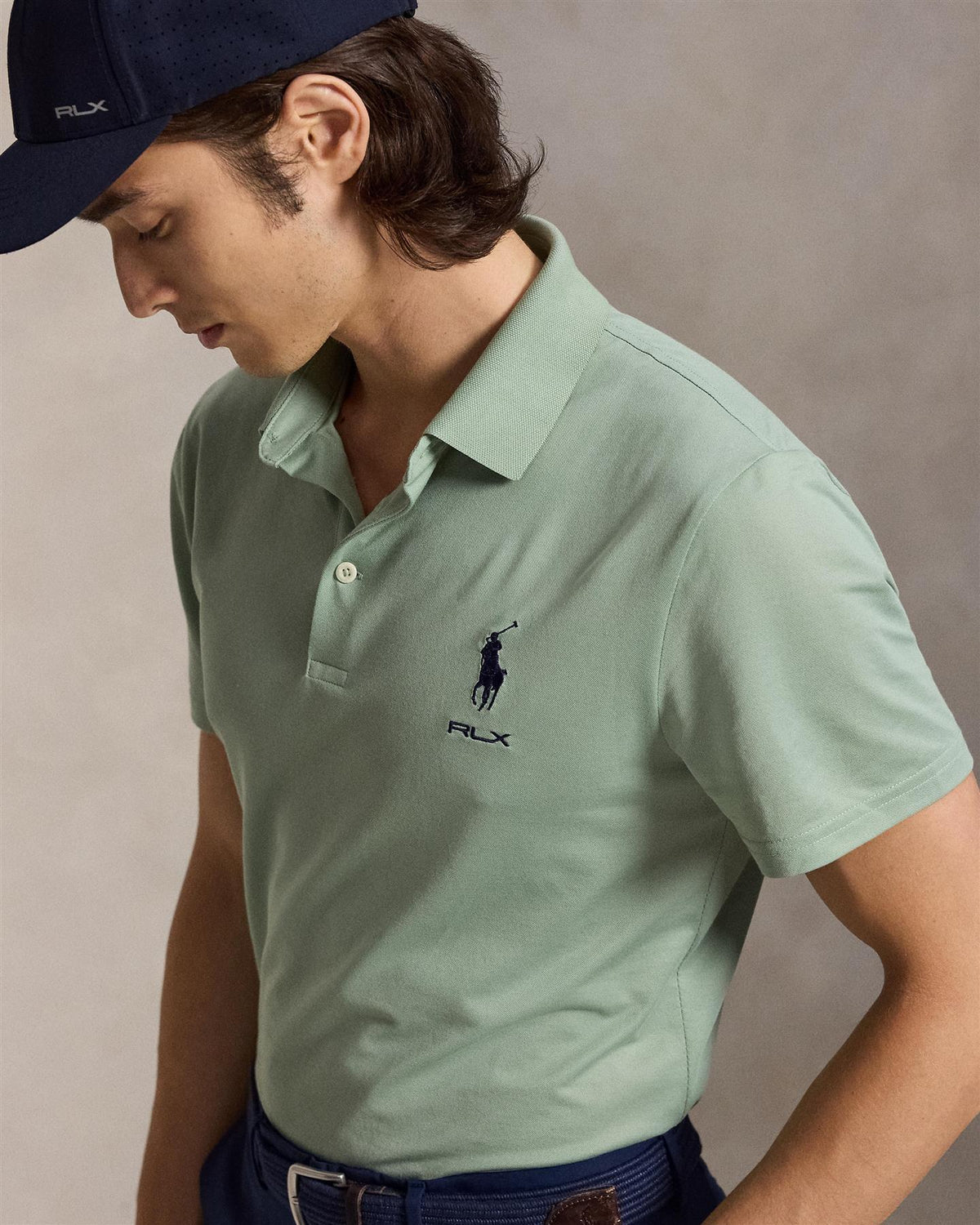 Knit Polo Light Green