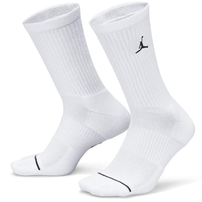 Jordan Everyday Crew Socks Three Pack White - SS24