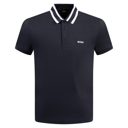 Paule Cotton Polo Dark Blue - W24