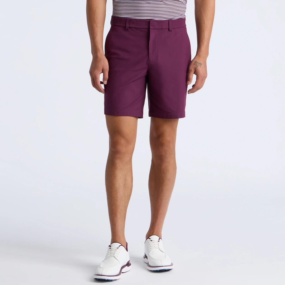 Tech Tour 8-Inch Four-Way Stretch Shorts Dark Plum