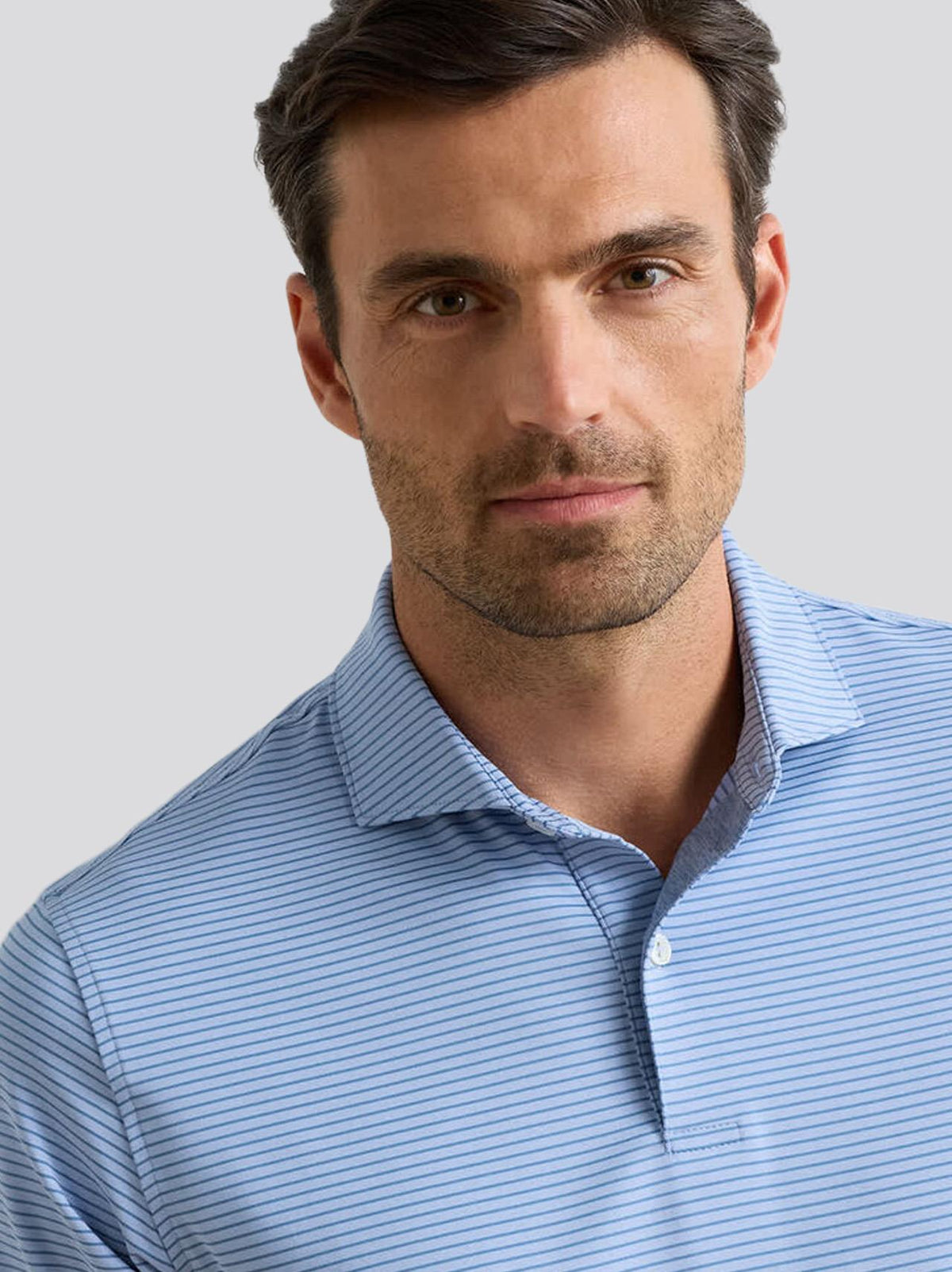 Ballad Performance Jersey Polo Iris Mist