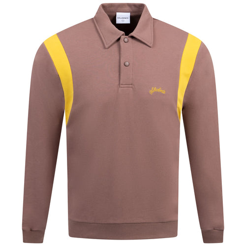 Callum LS Polo Brown - AW24