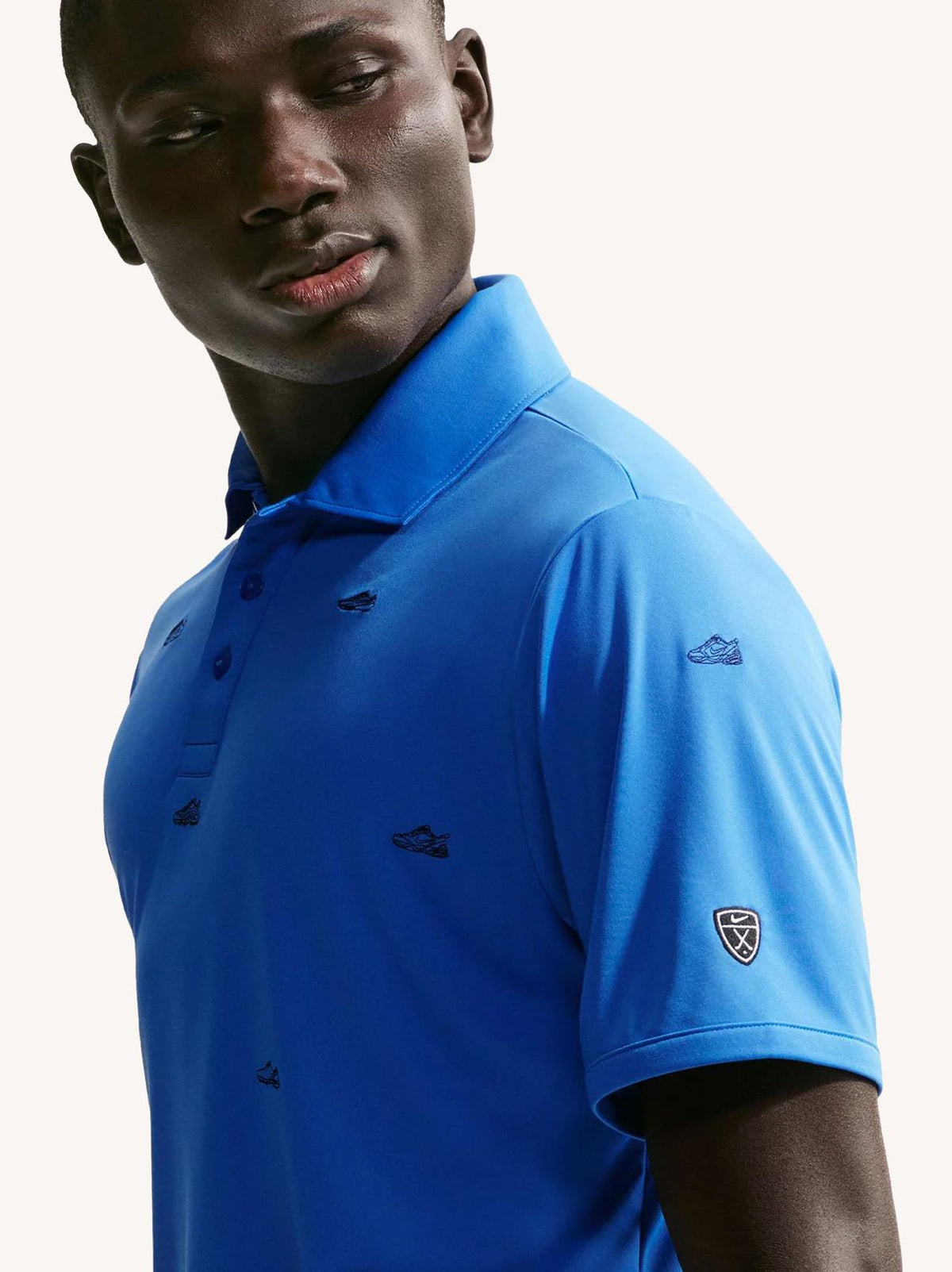 Dri-FIT Par 5 Polo Pacific Blue/College Navy