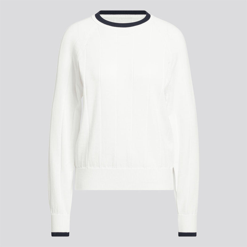 Ultimate365+ Knit Crew Sweater White