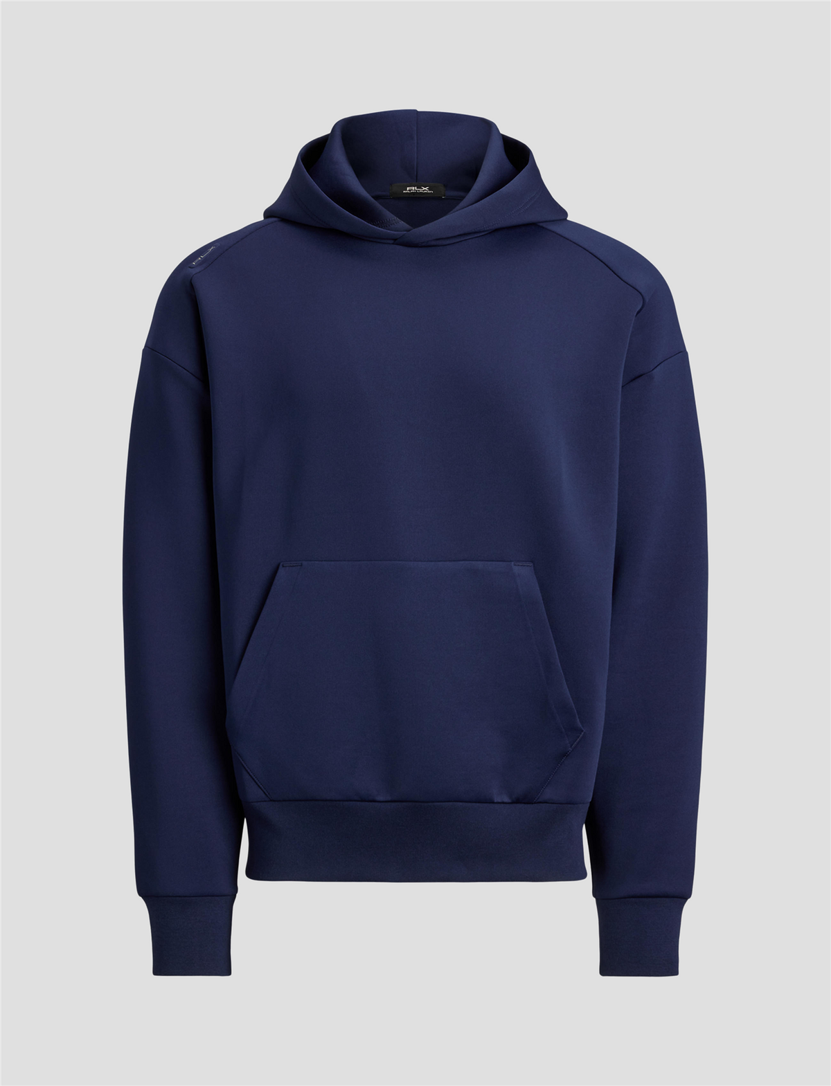 Big Fit Stretch Jersey Hoodie Refined Navy