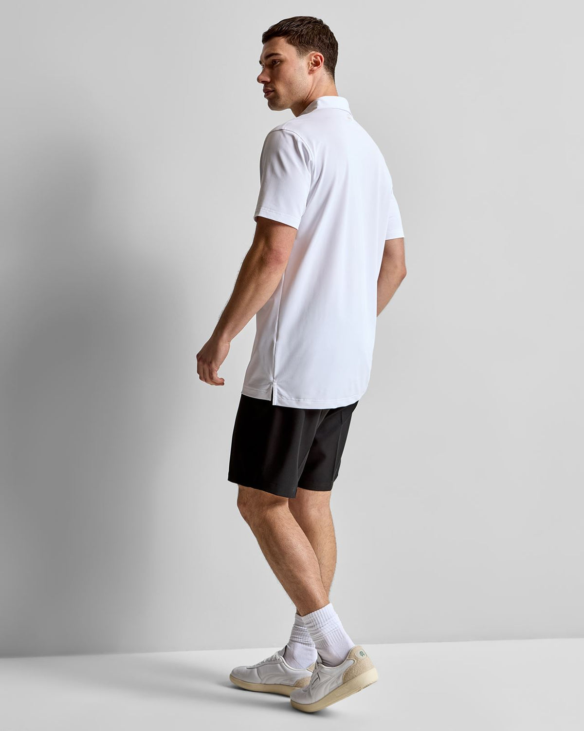 Soul Performance Mesh Polo White