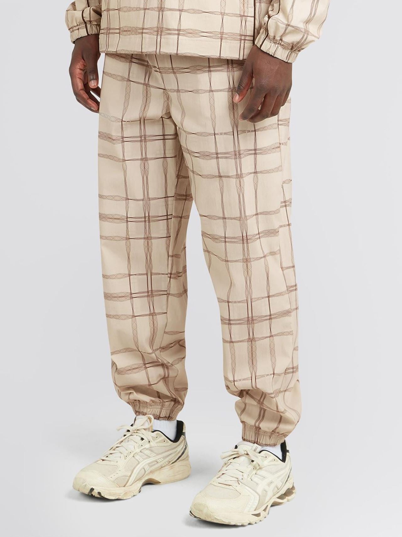 Compression Check Ranger Trousers Ivory