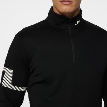Heath Strike Quarter Zip Mid Layer Black