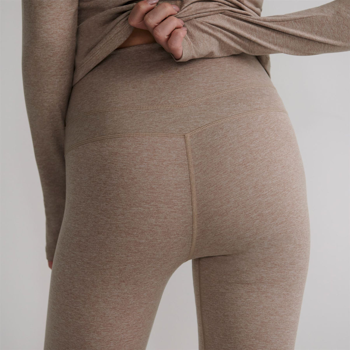 Always Warm Base Layer Leggings Taupe Marl