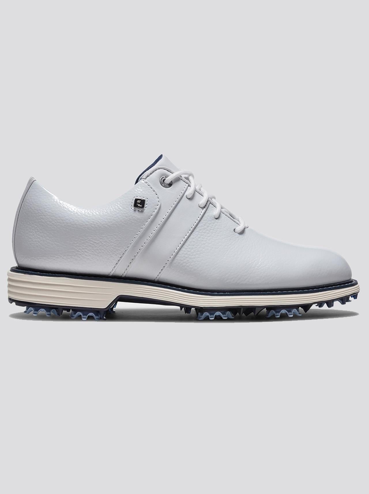 Premier Series Packard Spiked Wide Golf Shoes White/Navy