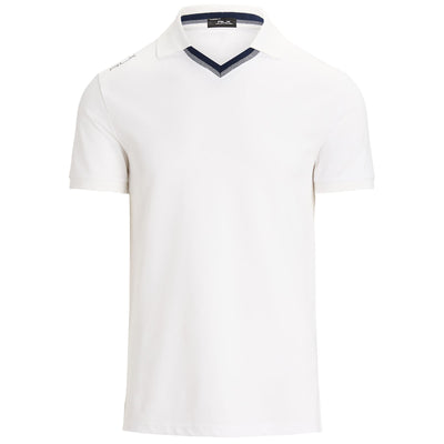 RLX Tailored Fit Stretch Mesh Polo Ceramic White - AW24