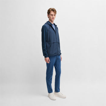 Brian Full Zip Softshell Hooded Jacket Medium Blue