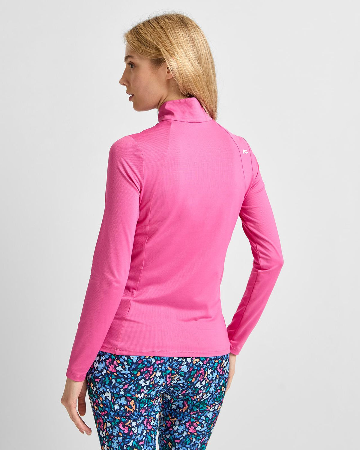 Collagen Half Zip Mid Layer Peony