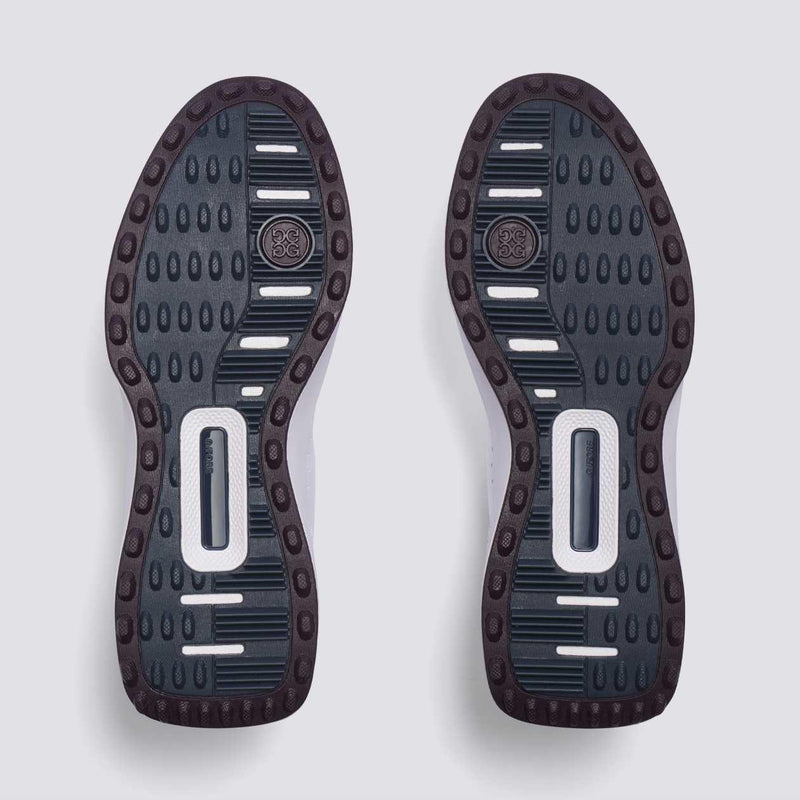 G.112 Spikeless Golf Shoes Snow/Dark Plum