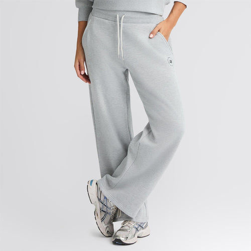 Soft Sweat Wide Trousers Grey Melange