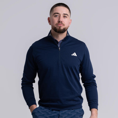 Elevated Quarter Zip Mid Layer Navy