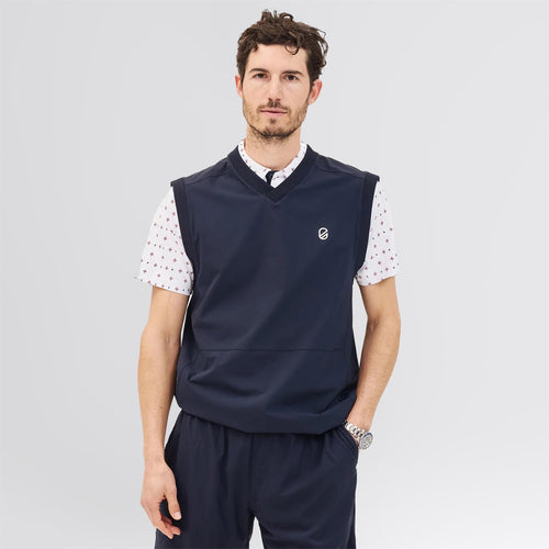 Haze V-Neck Gilet Faded Navy