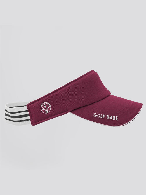 Golf Babe Visor Dark Red