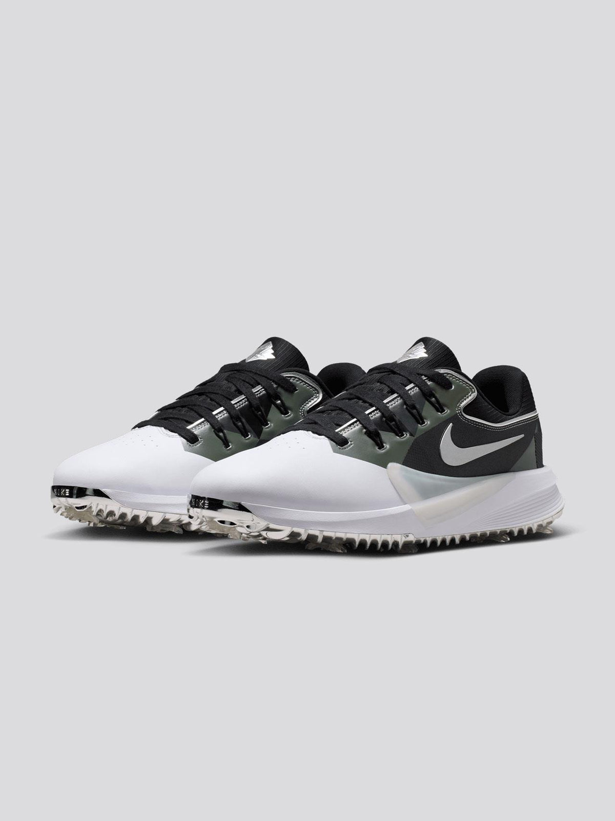 Victory Pro 4 NRG OC26 Spiked Golf Shoes White/Black/Metallic Silver