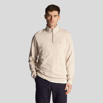 Tonal Eagle Quarter Zip Sweat Cove