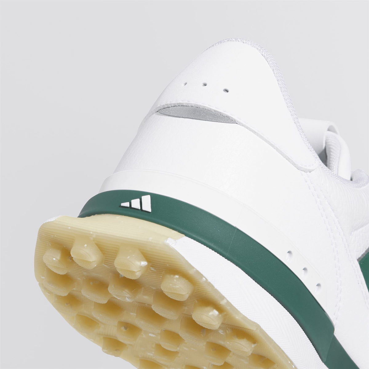 S2G '26 Leather Spikeless Golf Shoes Footwear White/Collegiate Green/Gum