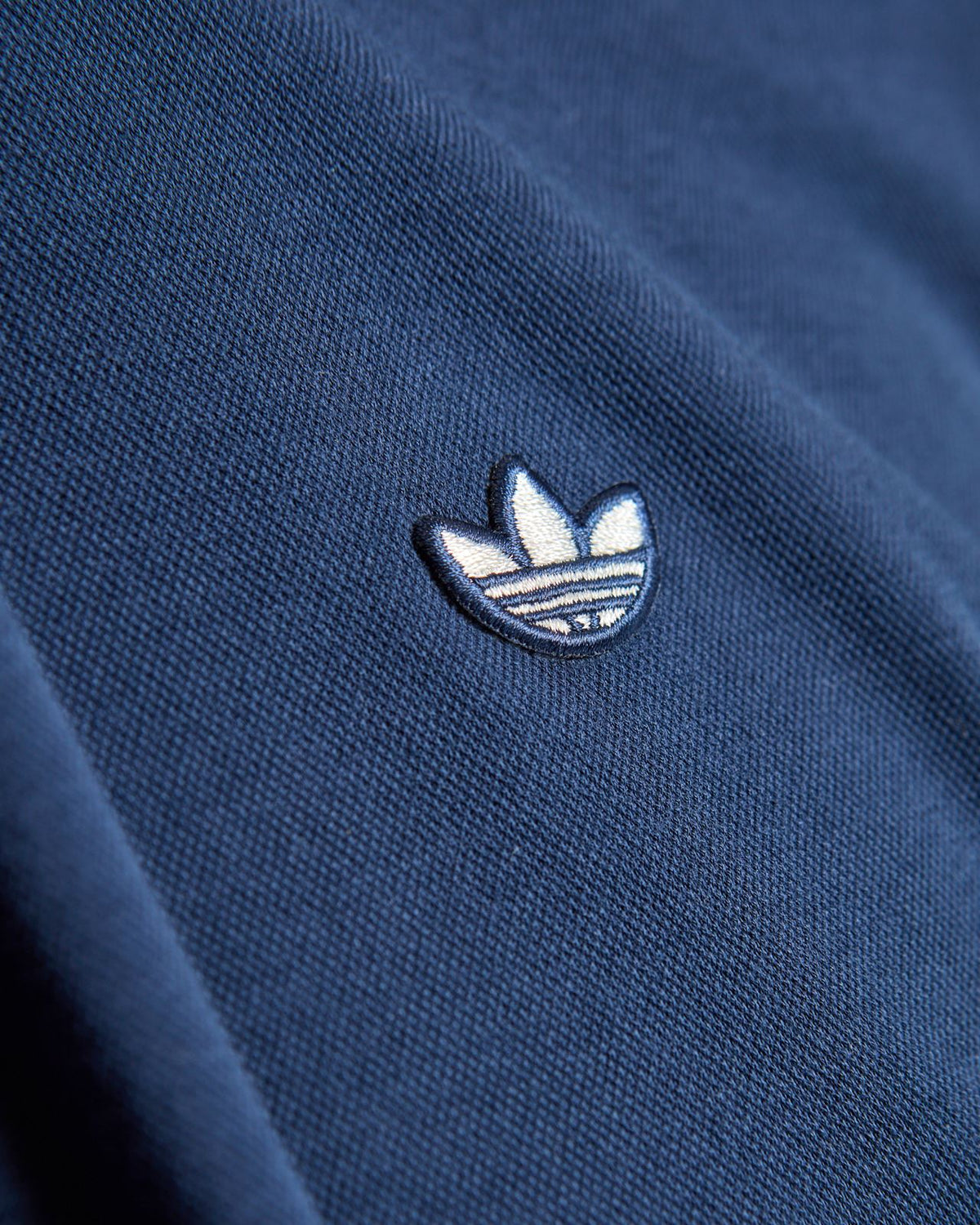 Originals Twistknit Trefoil Polo Night Indigo/Chalk White