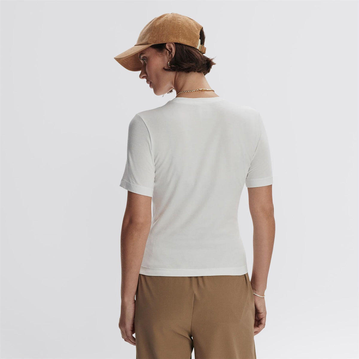 Regina Fitted Tee White