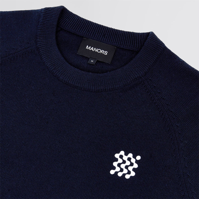 Merino Wool Crewneck Midnight