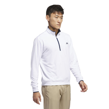 Lightweight Half Zip Mid Layer White