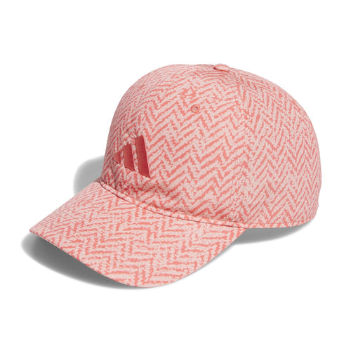 Womens Six Panel Performance Printed Cap Preloved Scarlet - SS24