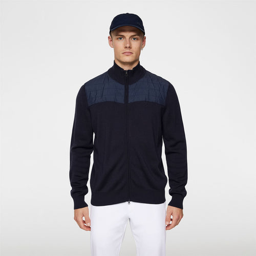 Bridge Knitted Hybrid Sweater JL Navy
