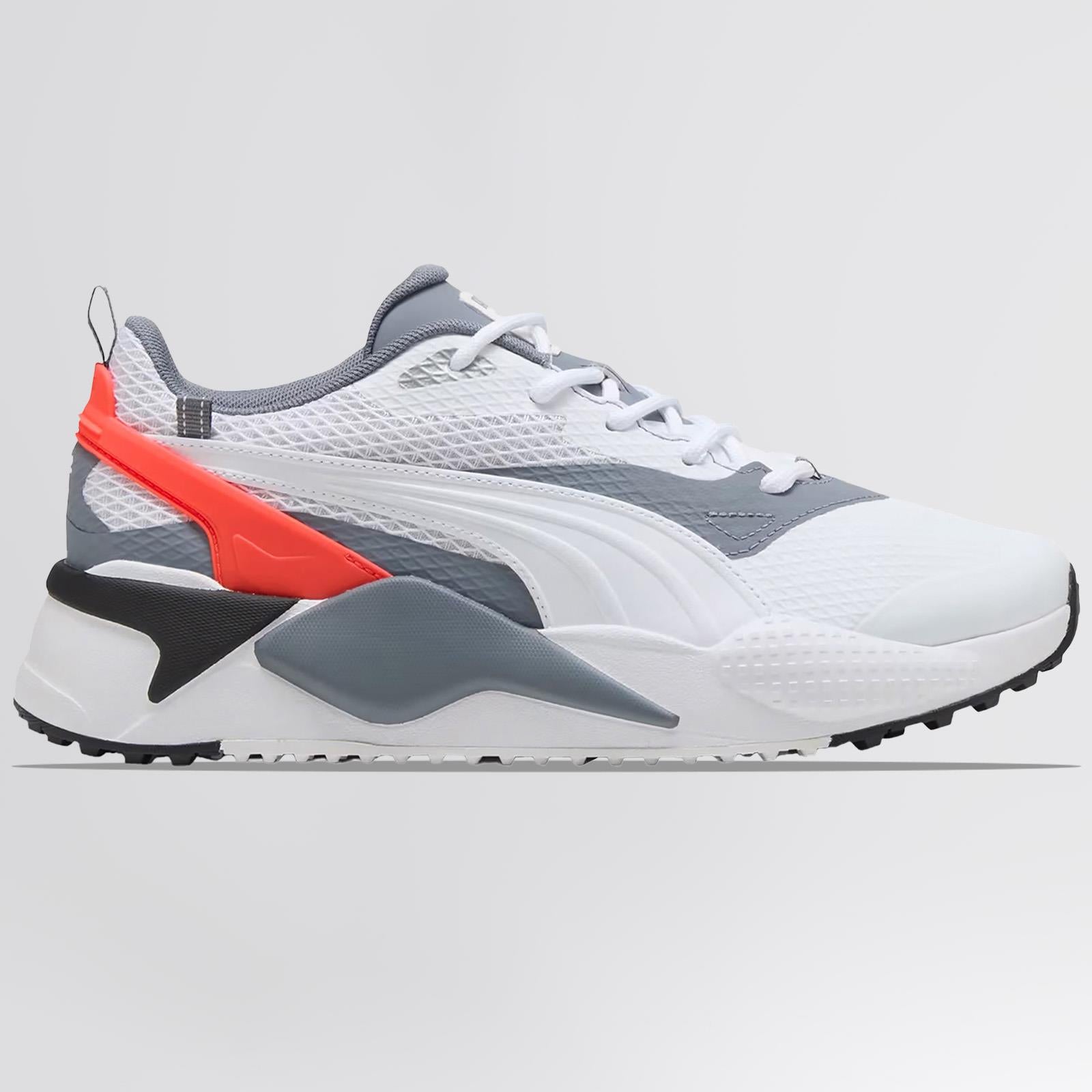 GS-X Efekt Golf Shoes Puma White/Grey Tile/Red Blast
