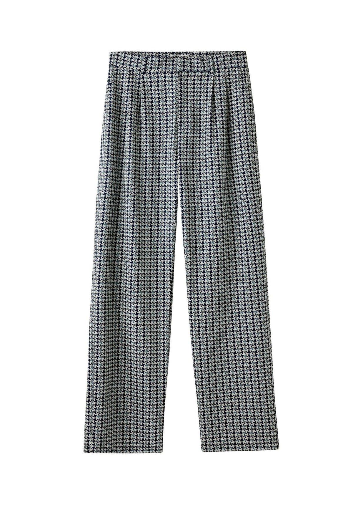 Elevate Trousers Navy Houndstooth