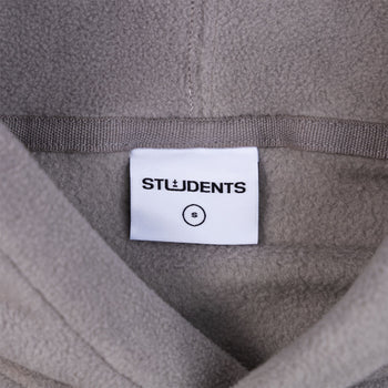 Spade Polar Fleece Pullover Hoodie Grey