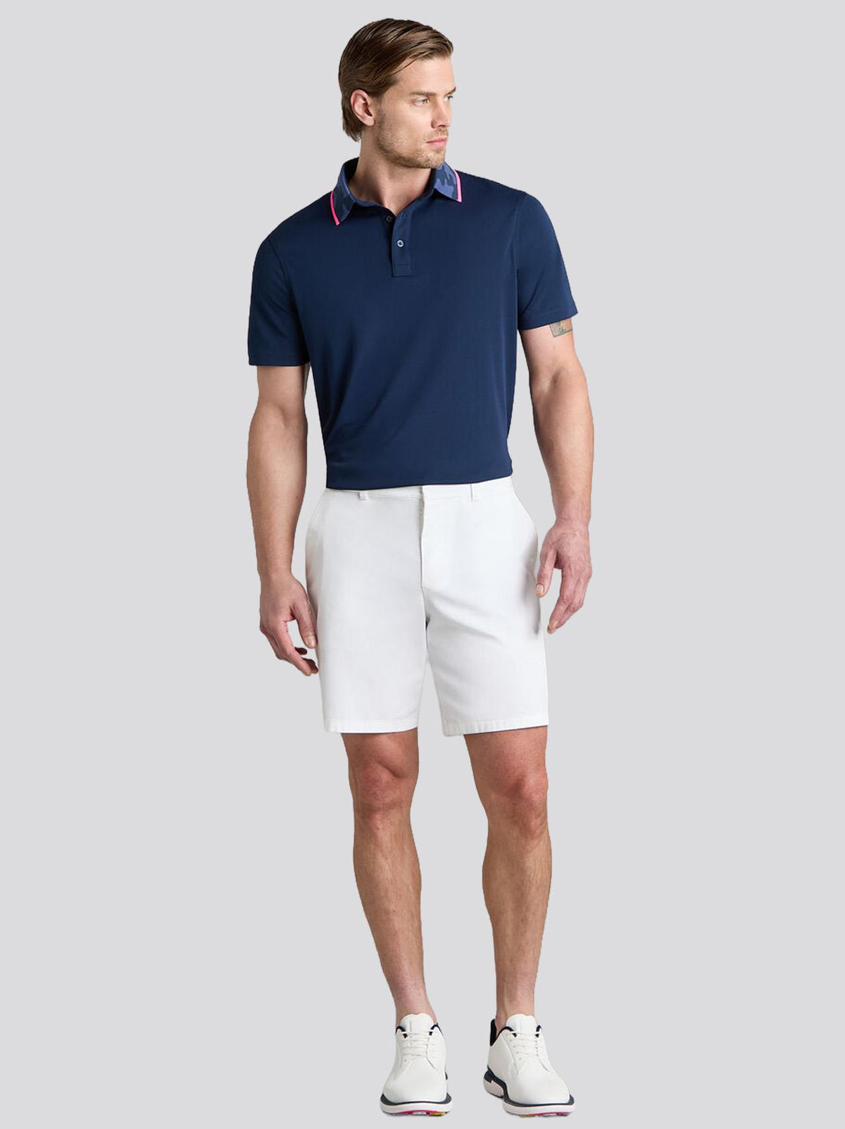 G/FORE x TRENDYGOLF GOLF Camo Collar Performance Pique Polo Twilight