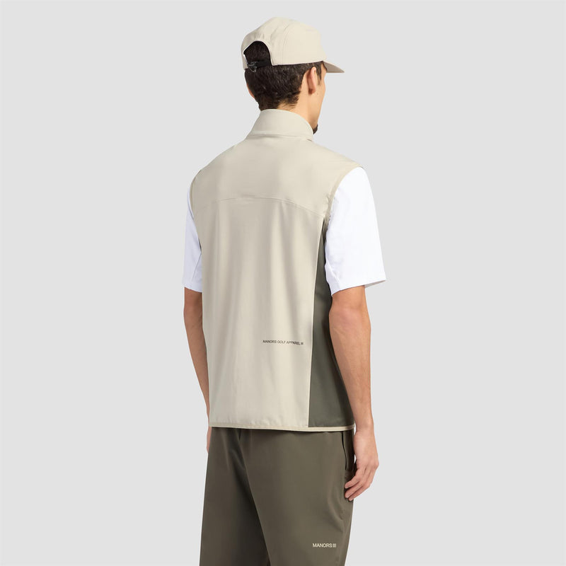 Quarter Zip Tech Vest Dune