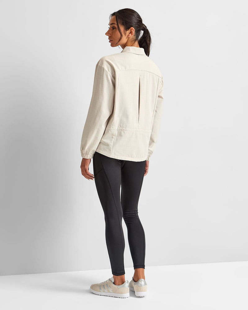 Ultimate365+ Peplum Grid Jacket Wonder Alumina