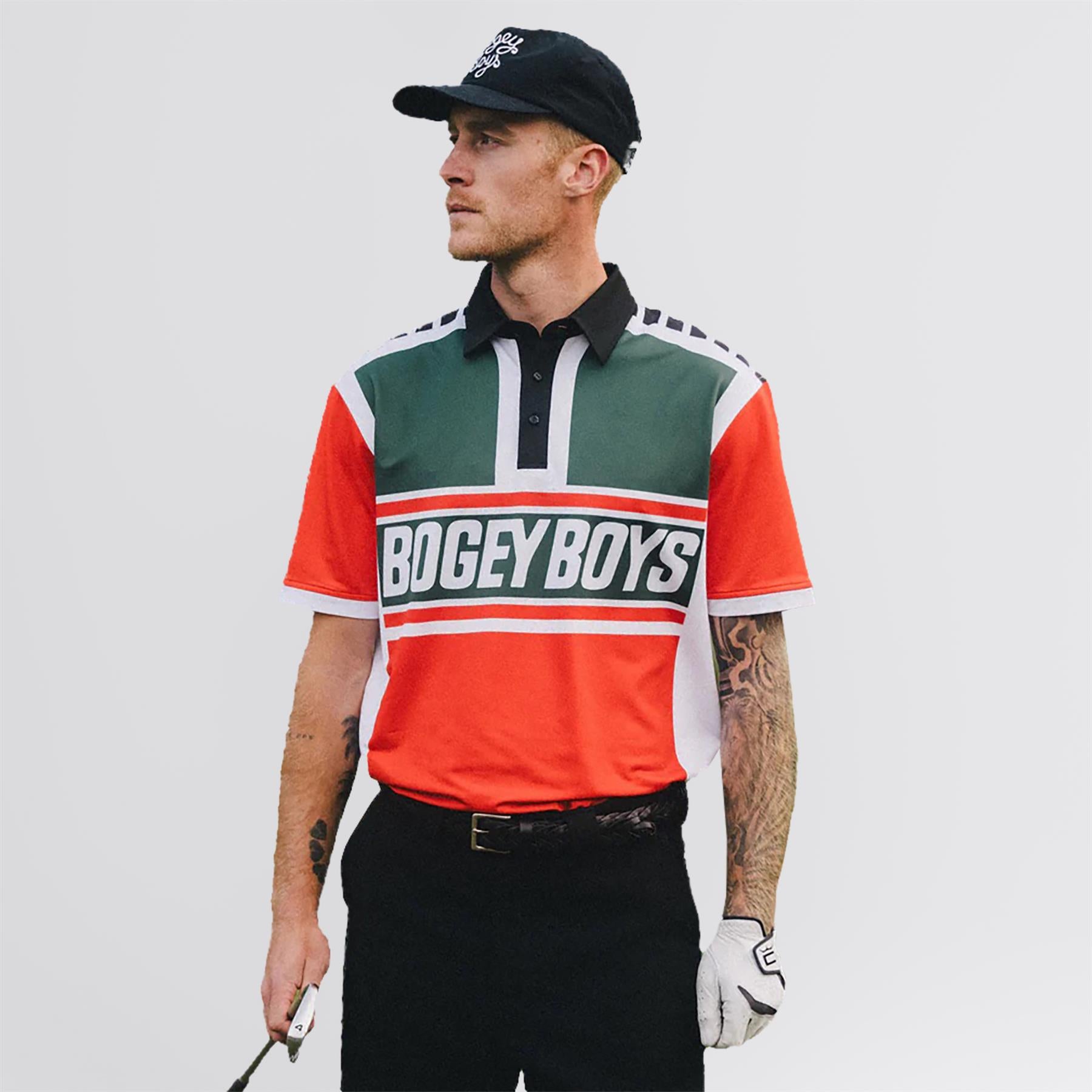 Biker Athletic Polo Tangerine