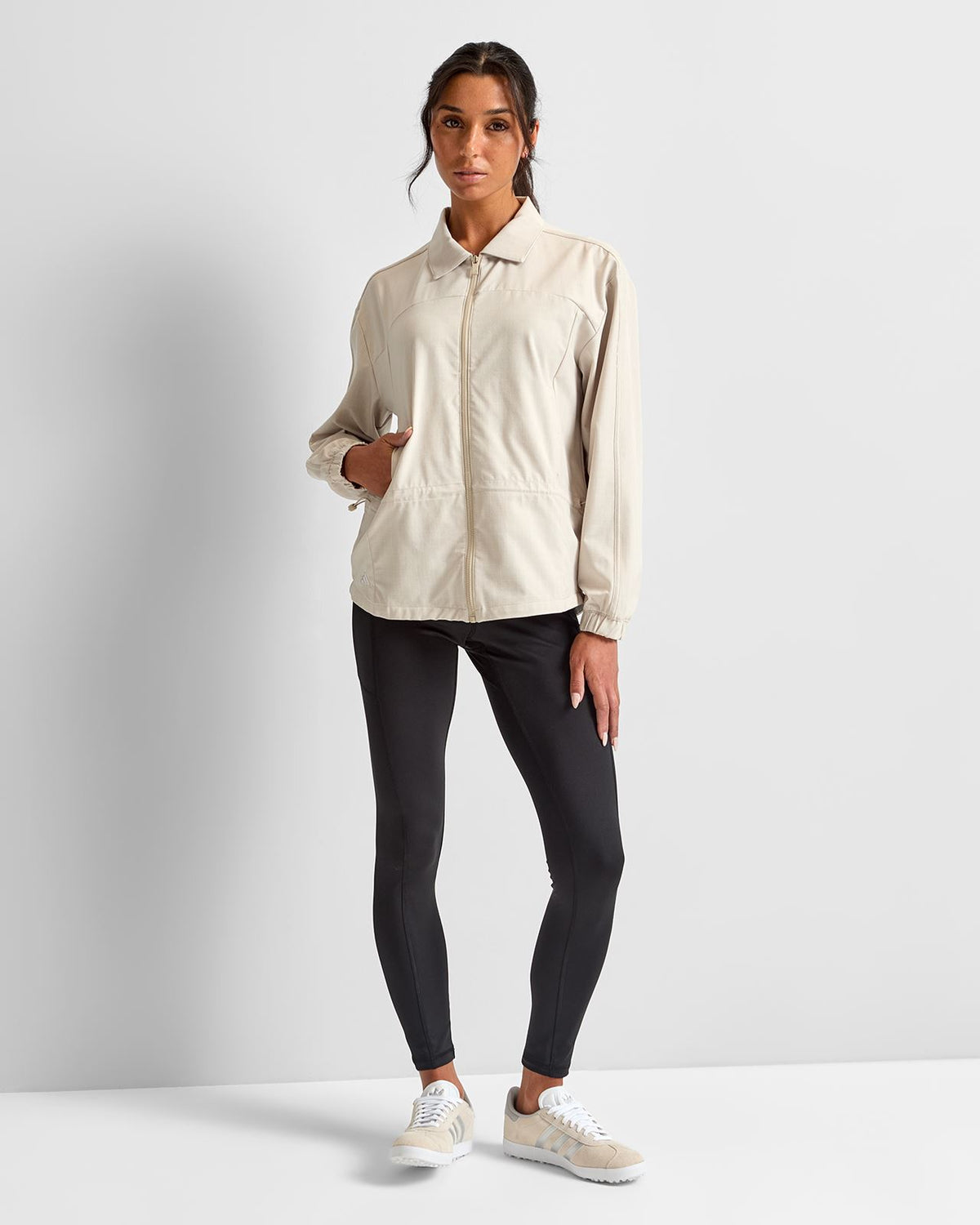 Ultimate365+ Peplum Grid Jacket Wonder Alumina