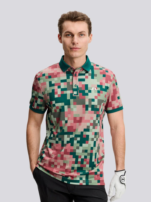 Bridger Regular Fit Tour Print Polo Tour 26 Multi