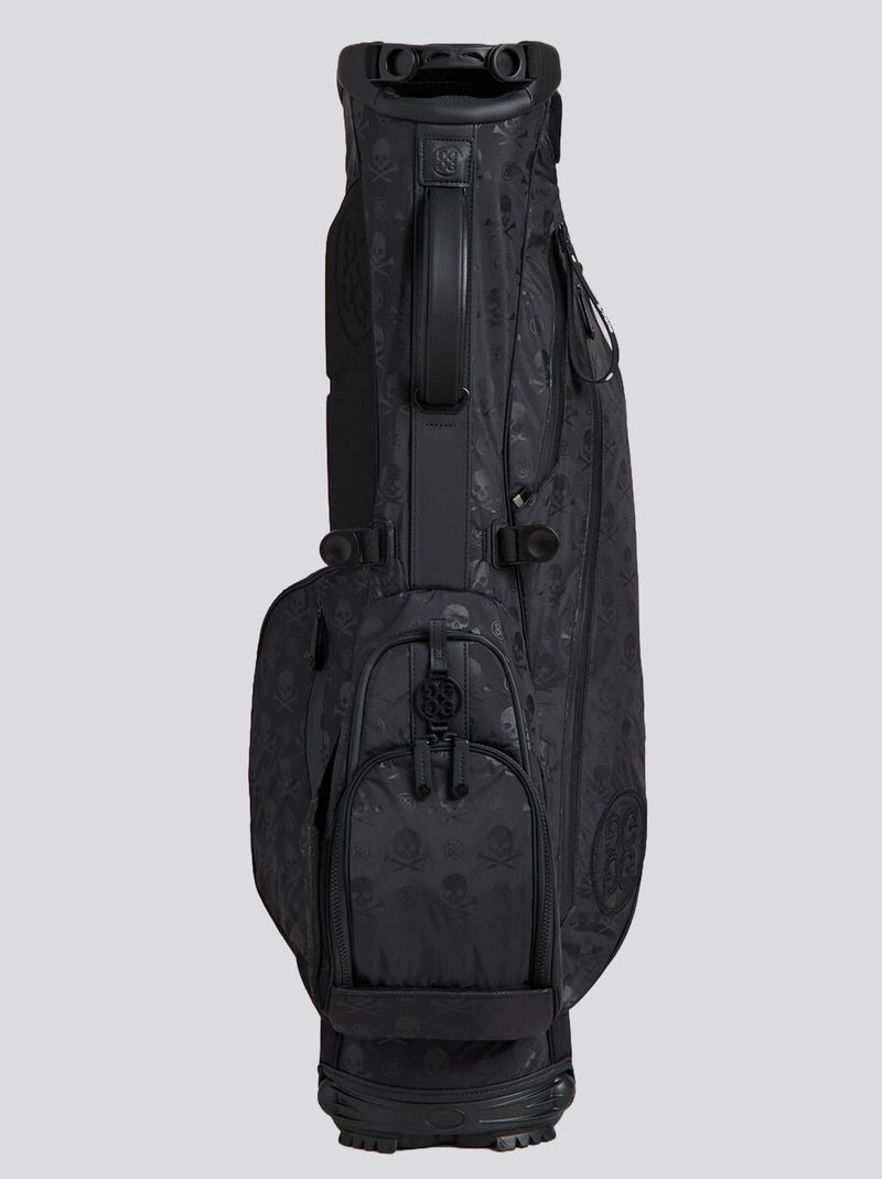Lightweight Cordura Ripstop Printed Skull & Tee Daytona Plus Carry Golf Bag Onyx