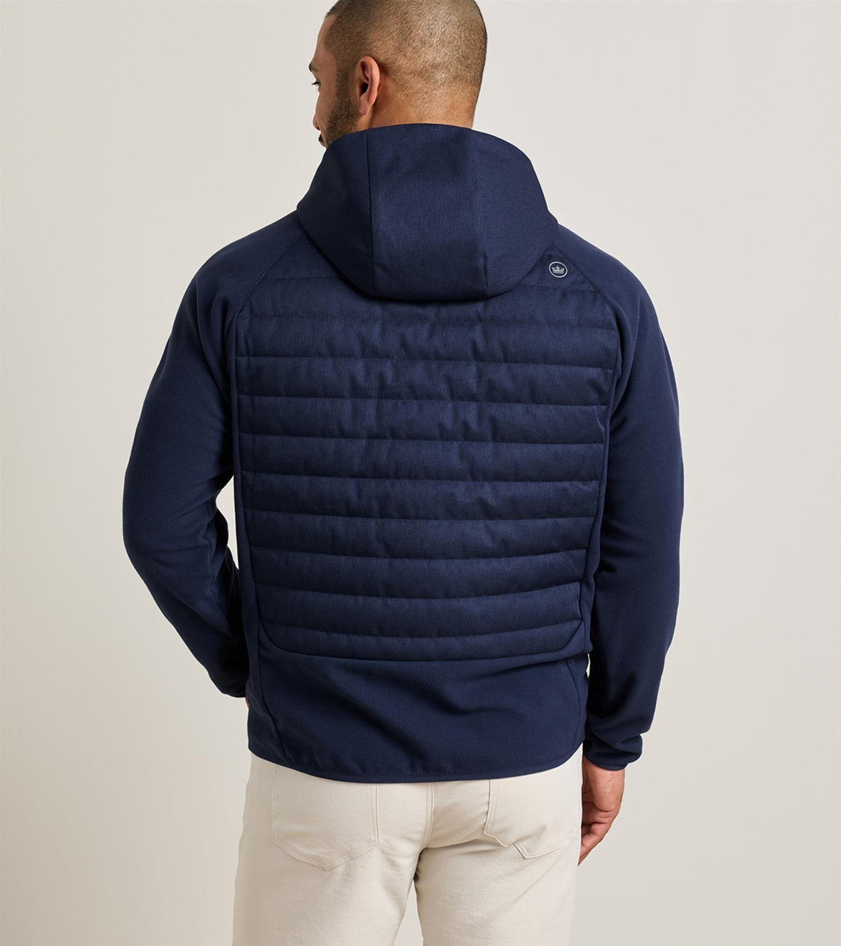 Parks Hybrid Hooded Jacket Navy