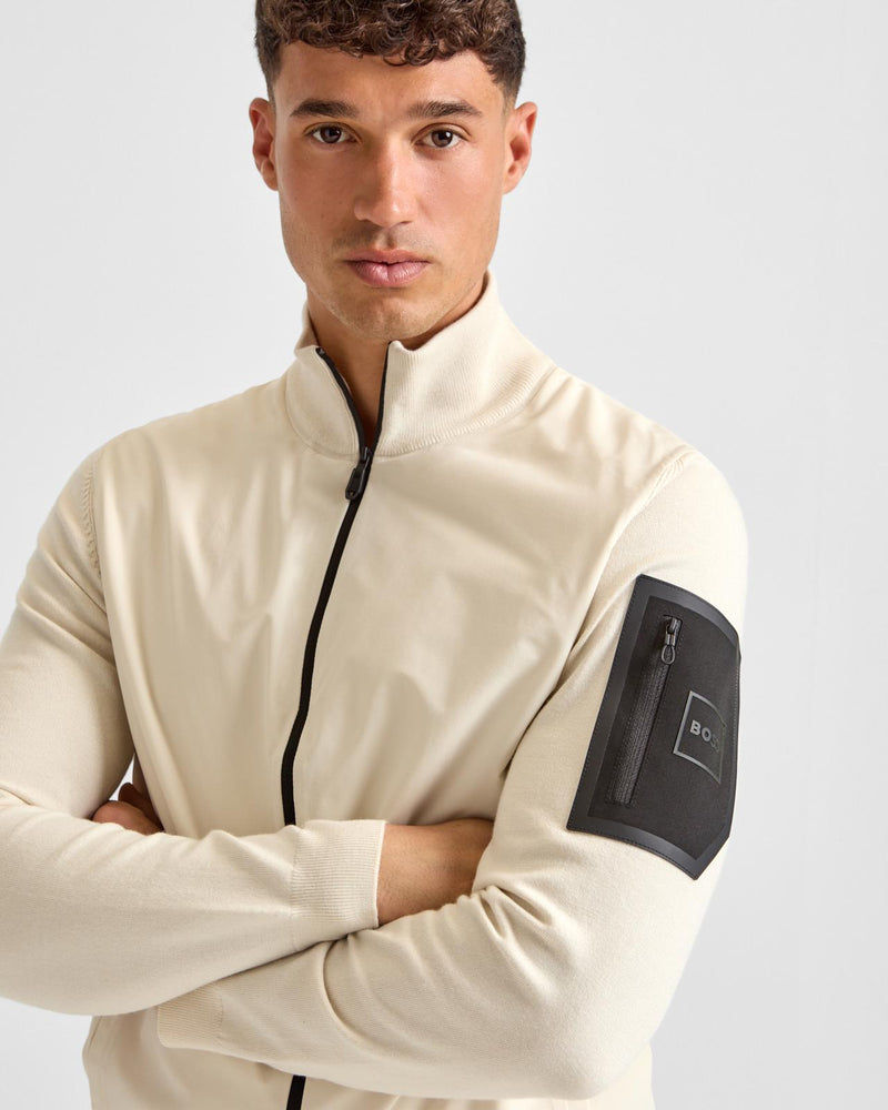 Momentum-X Hybrid Full Zip Open White