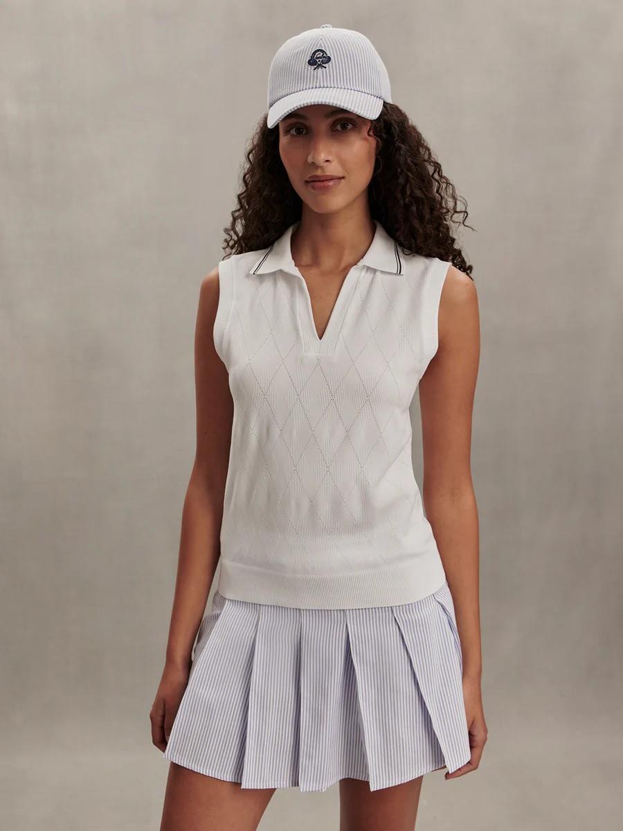 Marit Seamless SL Polo White