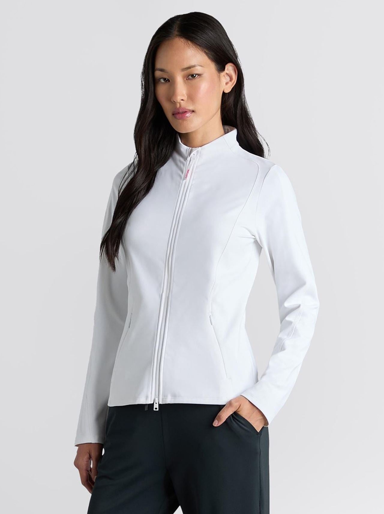 Brushed Back Tech Full Zip Mid Layer Snow