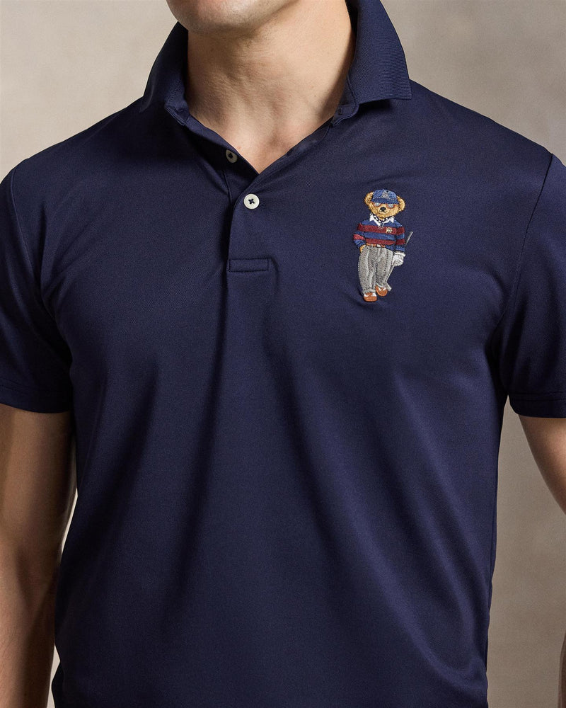 Tailored Fit Polo Bear Performance Polo Refined Navy
