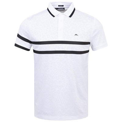 Boswell Jacquard Regular Fit Polo White - W23