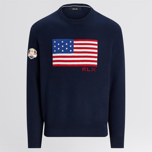US Ryder Cup Flag Sweater Refined Navy