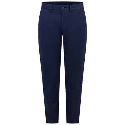 Polo Golf Straight Fit Bedford Linen Trousers Navy - SU24